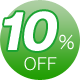 期間限定の全品10%OFFクーポン